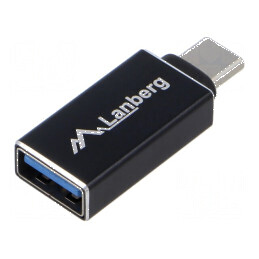 Adaptor USB 3.1 A la C, soclu negru, nichelat | Electronic-mag.ro | Componente Electronice