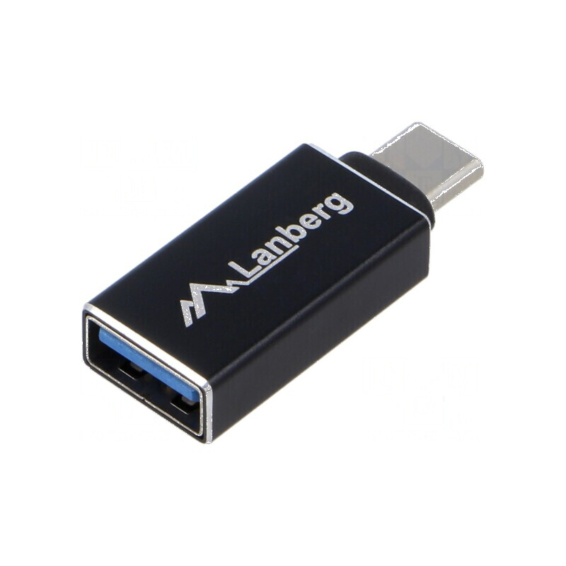Adaptor USB 3.1 A la C, soclu negru, nichelat | Electronic-mag.ro | Componente Electronice Adaptor USB 3.1 A la C, soclu negru, nichelat | Electronic-mag.ro | Componente Electronice