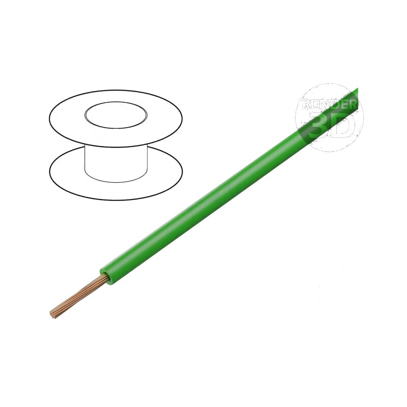 Cablu SiF 1x4mm2 cu litat de cupru siliconat verde -50÷180°C 300V, 500V | Electronic-mag.ro | Componente Electronice Cablu SiF 1x4mm2 cu litat de cupru siliconat verde -50÷180°C 300V, 500V | Electronic-mag.ro | Componente Electronice