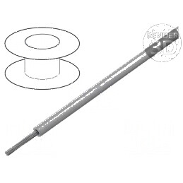 Cablu litat 24AWG TFE gri 600V 30m | Electronic-mag.ro | Componente Electronice
