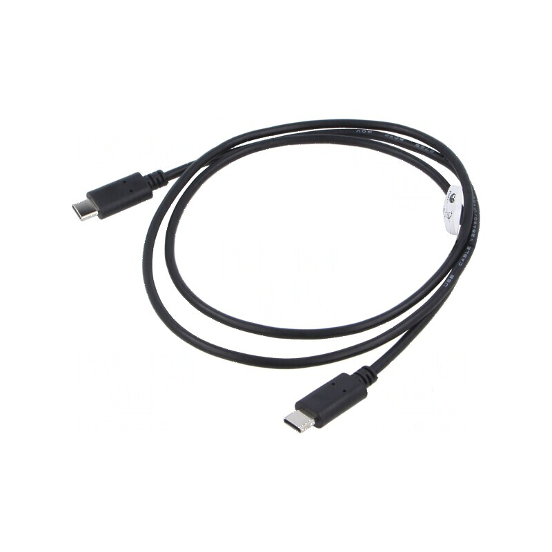 Cablu USB 2.0 USB C, 1m, aurit, negru, PVC | Electronic-mag.ro | Componente Electronice Cablu USB 2.0 USB C, 1m, aurit, negru, PVC | Electronic-mag.ro | Componente Electronice