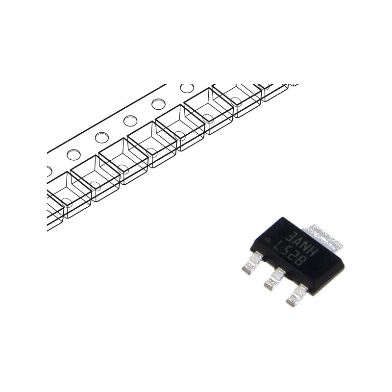Stabilizator de Tensiune LDO Nereglabil 3,3V 1A SOT223 | Electronic-mag.ro | Componente Electronice Stabilizator de Tensiune LDO Nereglabil 3,3V 1A SOT223 | Electronic-mag.ro | Componente Electronice