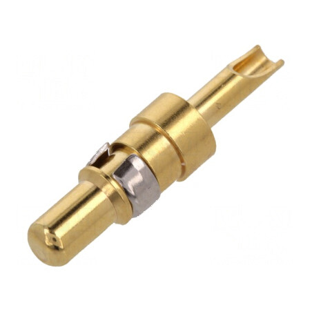 Pin tată cupru aurit 20AWG-16AWG 10A pentru lipire pe cablu | Electronic-mag.ro | Componente Electronice
