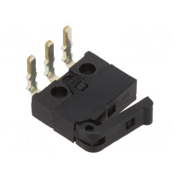 Microîntrerupător SNAP ACTION 0,5A/30VDC SPDT ON-OFF Poz: 2 | Electronic-mag.ro | Componente Electronice