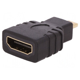 Adaptor HDMI micro, mufă neagră | Electronic-mag.ro | Componente Electronice