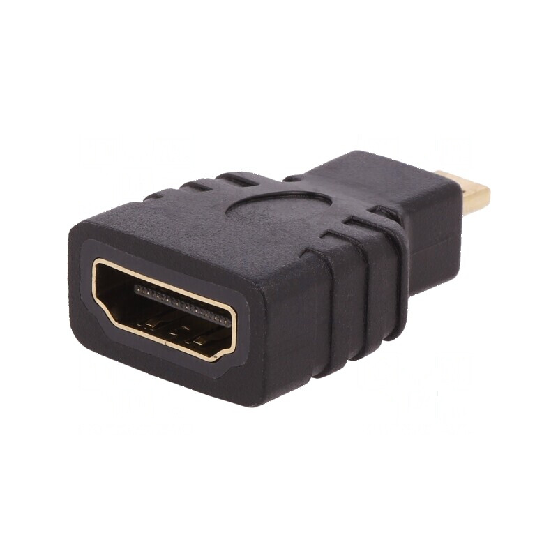Adaptor HDMI micro, mufă neagră | Electronic-mag.ro | Componente Electronice Adaptor HDMI micro, mufă neagră | Electronic-mag.ro | Componente Electronice