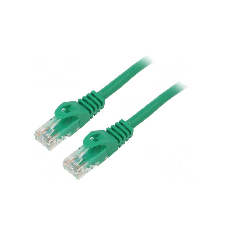 Patch cord U/UTP 5e 5m 26AWG CCA PVC verde | Electronic-mag.ro | Componente Electronice Patch cord U/UTP 5e 5m 26AWG CCA PVC verde | Electronic-mag.ro | Componente Electronice