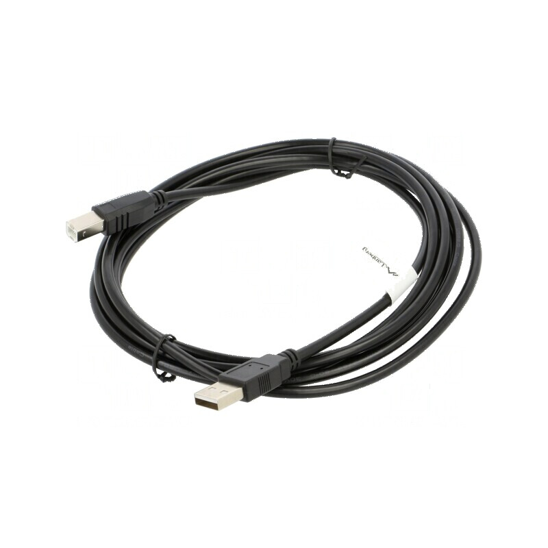 Cablu USB 2.0 A la B 3m negru aurit Fire: Cu | Electronic-mag.ro | Componente Electronice Cablu USB 2.0 A la B 3m negru aurit Fire: Cu | Electronic-mag.ro | Componente Electronice