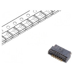 Conector FFC/FPC orizontal 4 pini ZIF contacte inferioare | Electronic-mag.ro | Componente Electronice