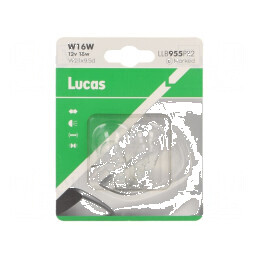 Lampă auto W2,1x9,5d transparentă 12V 16W - set 2 becuri | Electronic-mag.ro | Componente Electronice