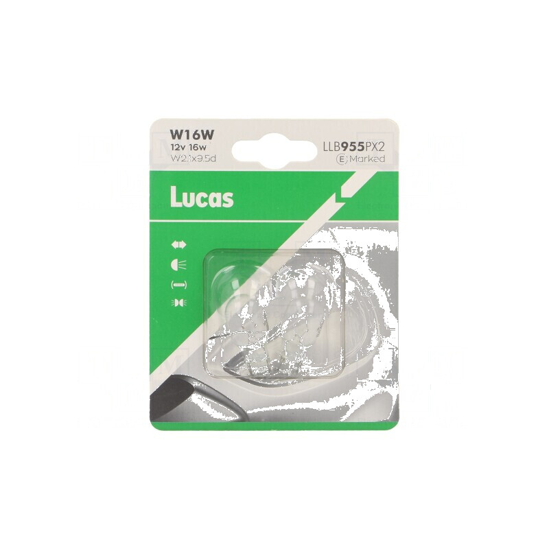 Lampă auto W2,1x9,5d transparentă 12V 16W - set 2 becuri | Electronic-mag.ro | Componente Electronice