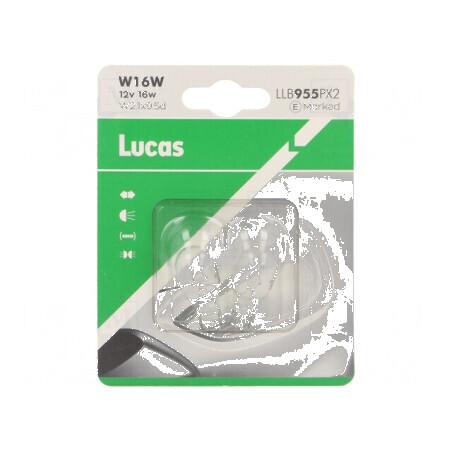 Lampă auto W2,1x9,5d transparentă 12V 16W - set 2 becuri | Electronic-mag.ro | Componente Electronice