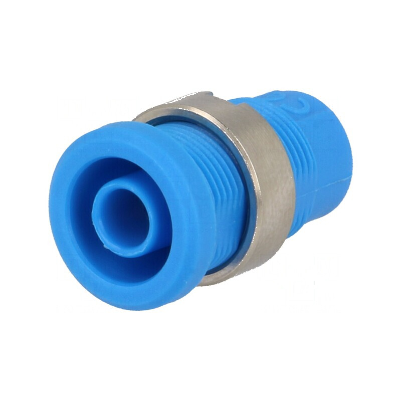 Conector banană 4mm soclu 25A 1kV albastru nichelat | Electronic-mag.ro | Componente Electronice Conector banană 4mm soclu 25A 1kV albastru nichelat | Electronic-mag.ro | Componente Electronice