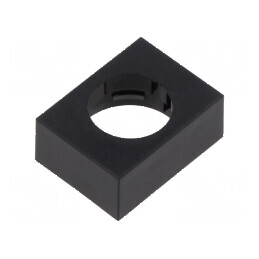 Eclisă 61 Corp negru plastic 15,3x21,5mm | Electronic-mag.ro | Componente Electronice