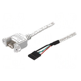 Adaptor USB 2.0 A soclu 5pin 0,5m | Electronic-mag.ro | Componente Electronice