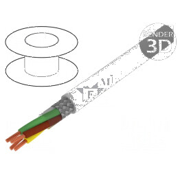 Cablu BiT LiYCY 4x0,75mm2 ecranat cu trestie de cupru | Electronic-mag.ro | Componente Electronice
