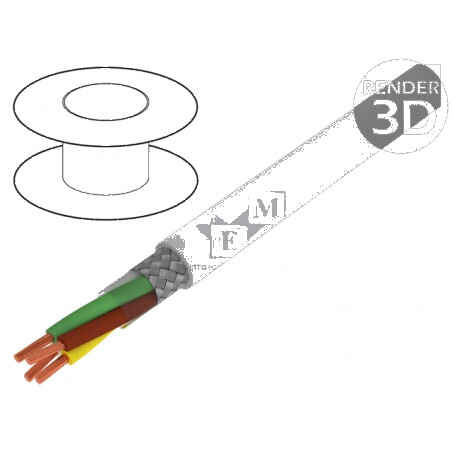 Cablu BiT LiYCY 4x0,75mm2 ecranat cu trestie de cupru | Electronic-mag.ro | Componente Electronice