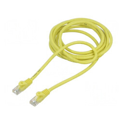 Cablu Patch U/UTP 6 litat CCA PVC galben 3m 26AWG | Electronic-mag.ro | Componente Electronice