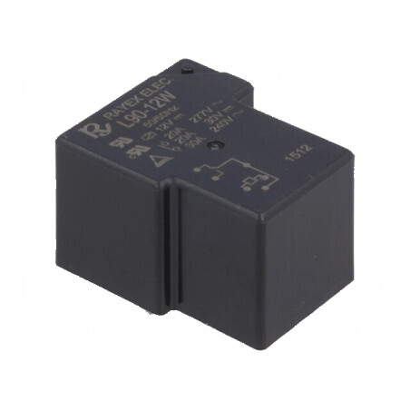 Releu electromagnetic SPDT 12VDC 30A PCB 900mW | Electronic-mag.ro | Componente Electronice