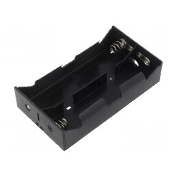 Suport D, R20 Nr. bat: 4 tip 6F22 negru | Electronic-mag.ro | Componente Electronice
