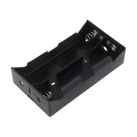 Suport D, R20 Nr. bat: 4 tip 6F22 negru | Electronic-mag.ro | Componente Electronice