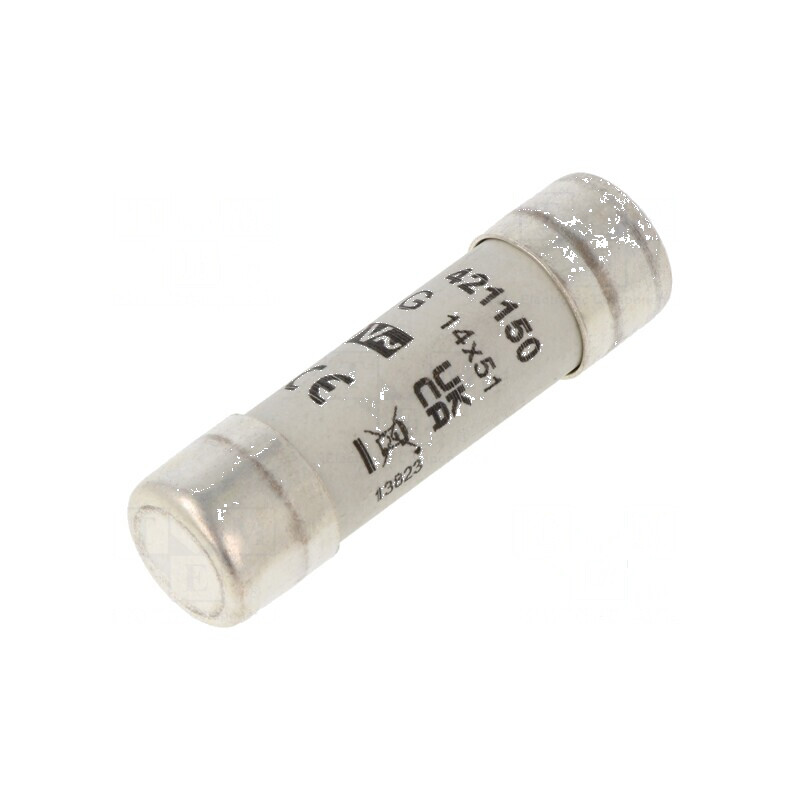 Siguranţă gG 50A 400VAC 48VDC 14x51mm | Electronic-mag.ro | Componente Electronice