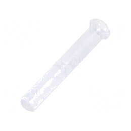 Tub LED rotund Ø1,3mm plat drept | Electronic-mag.ro | Componente Electronice