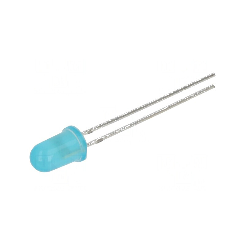 LED 5mm Albastru 15mcd 40° Convex | Electronic-mag.ro | Componente Electronice