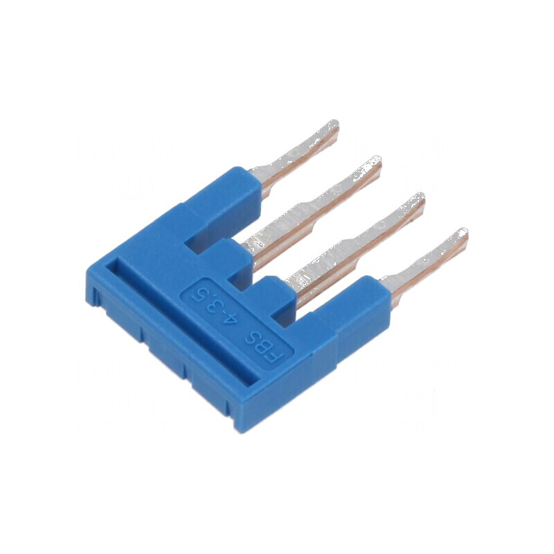 Punte de conectare piste 4 albastră 3,5mm UL94V-0 | Electronic-mag.ro | Componente Electronice