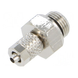 Brass Screw-On Fitting 15bar Nickel Plated | Electronic-mag.ro | Componente Electronice