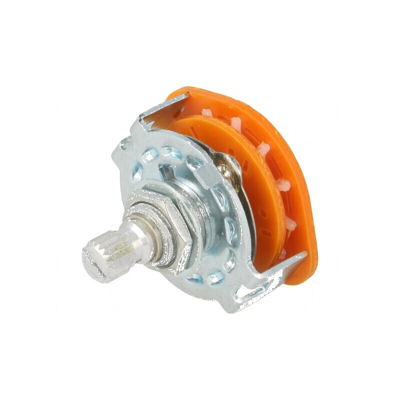 Comutator rotativ 4 poziții 0,3A/125VAC 1 secțiune 30° | Electronic-mag.ro | Componente Electronice