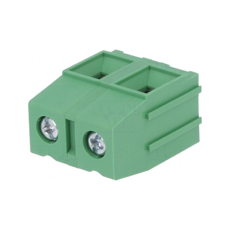 Regletă de conexiuni PCB 90° 12,7mm 2 piste 65A | Electronic-mag.ro | Componente Electronice