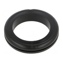 Manșon PVC negru 37mm Øorif: 31,2mm 0÷80°C | Electronic-mag.ro | Componente Electronice