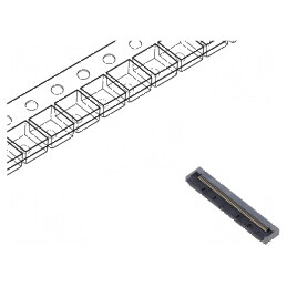 Conector FFC/FPC orizontal 55 pin ZIF inferioare | Electronic-mag.ro | Componente Electronice