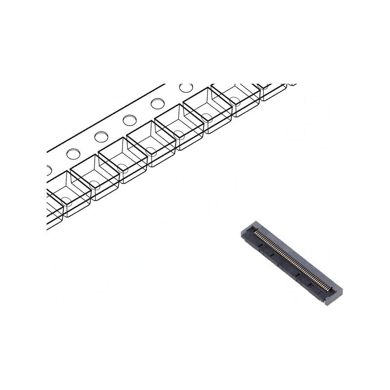 Conector FFC/FPC orizontal 55 pin ZIF inferioare | Electronic-mag.ro | Componente Electronice Conector FFC/FPC orizontal 55 pin ZIF inferioare | Electronic-mag.ro | Componente Electronice