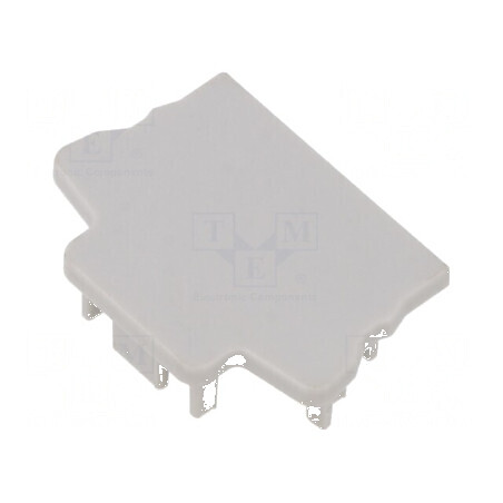 Obturație gri pentru profil LED FASKO | Electronic-mag.ro | Componente Electronice