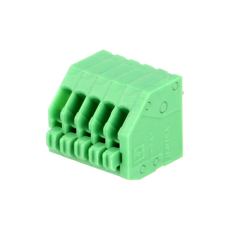 Regletă de conexiuni PCB unghi 45° 2,5mm 5 piste 2A | Electronic-mag.ro | Componente Electronice Regletă de conexiuni PCB unghi 45° 2,5mm 5 piste 2A | Electronic-mag.ro | Componente Electronice