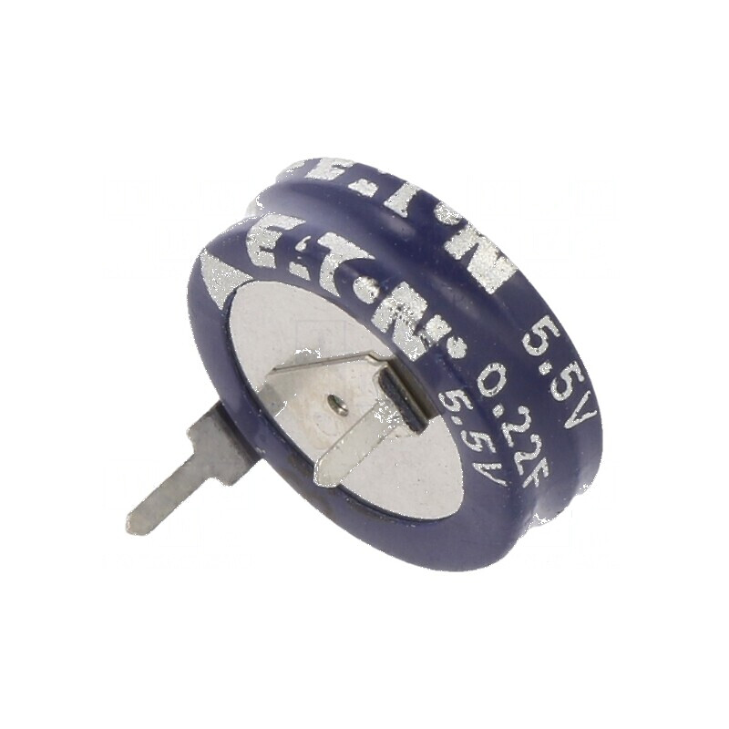 Supercondensator 220mF 5,5VDC Ø11,5x5,2mm 75Ω | Electronic-mag.ro | Componente Electronice