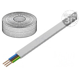 Cablu de alimentare BiTinstal H(p) 3G1,5mm2 LSZH | Electronic-mag.ro | Componente Electronice