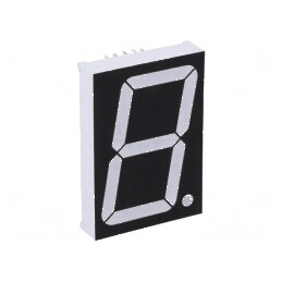 Afișaj LED 7 segmente 38,1mm 1,5 Nr.car: 1 verde 240mcd | Electronic-mag.ro | Componente Electronice