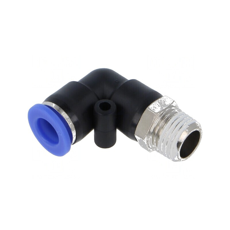 Racord push-in unghi PBT R 1/4 0÷60°C 0,95÷15bar | Electronic-mag.ro | Componente Electronice