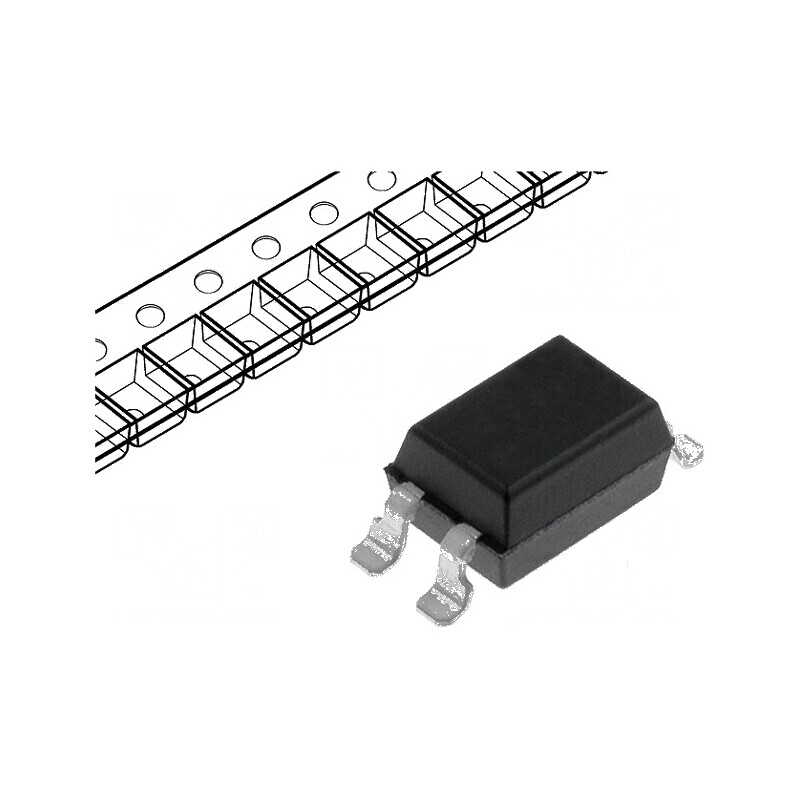 Optocuplor SMD Darlington 5kV SO4 - Ch: 1 OUT | Electronic-mag.ro | Componente Electronice