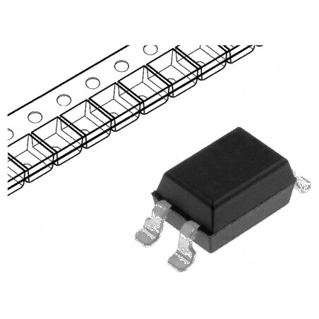 Optocuplor SMD Darlington 5kV SO4 - Ch: 1 OUT | Electronic-mag.ro | Componente Electronice