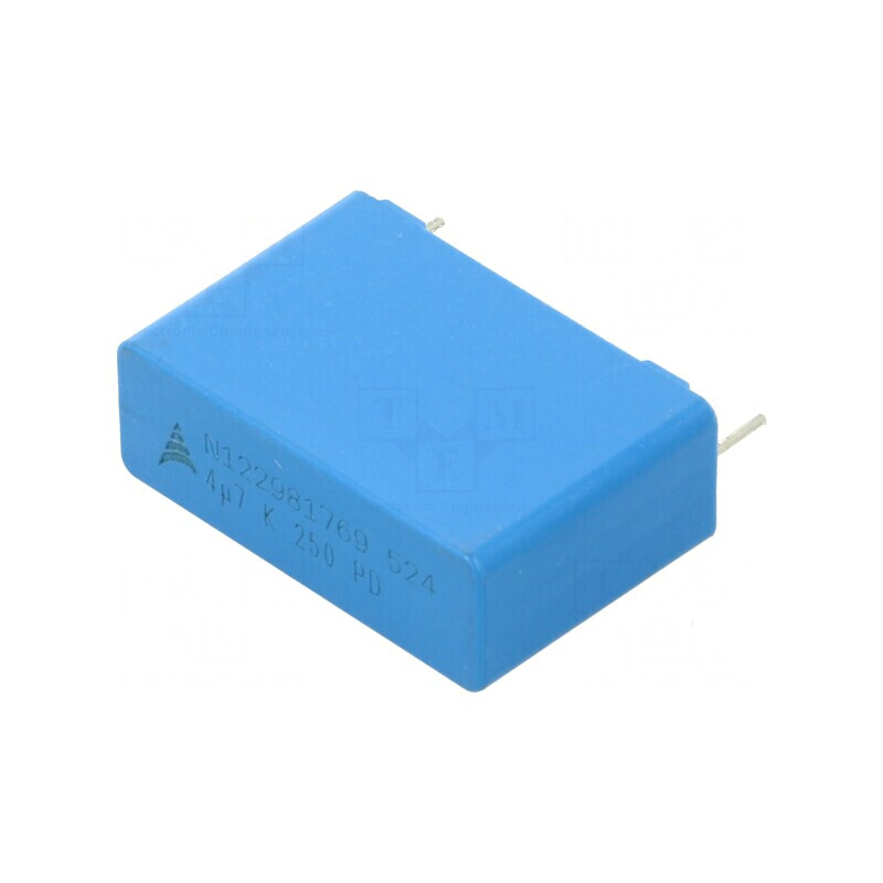 Condensator poliester 4,7uF 160VAC 250VDC 27,5mm ±10% | Electronic-mag.ro | Componente Electronice