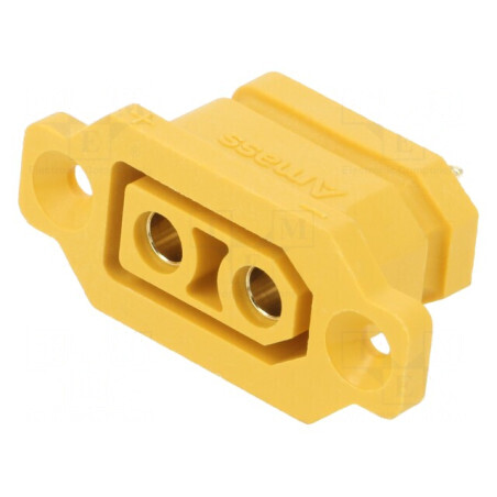 Conector alimentare DC XT90 mamă 2 pini negru | Electronic-mag.ro | Componente Electronice