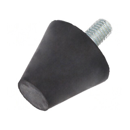 Picioruş vibro-absorbant Ø20mm Duritate Shore 55±5 407N | Electronic-mag.ro | Componente Electronice
