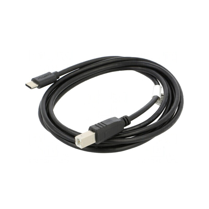 Cablu USB 2.0 1,8m USB B la USB C aurit negru | Electronic-mag.ro | Componente Electronice Cablu USB 2.0 1,8m USB B la USB C aurit negru | Electronic-mag.ro | Componente Electronice