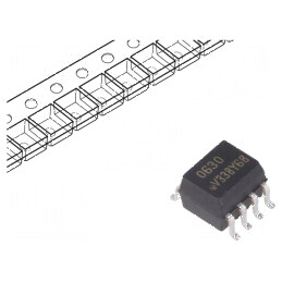 Optocuplor SMD 2 Canale 6kV 10Mbps SO8 VO06xxT | Electronic-mag.ro | Componente Electronice