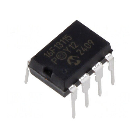 Microcontroler PIC 32MHz EUSART GPIO I2C ICSP SPI THT | Electronic-mag.ro | Componente Electronice