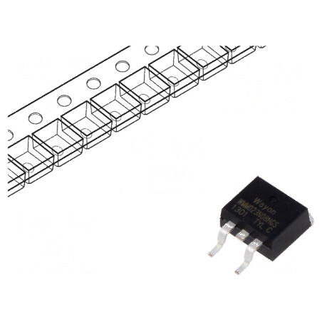 Tranzistor N-MOSFET Unipolar TO263 | Electronic-mag.ro | Componente Electronice